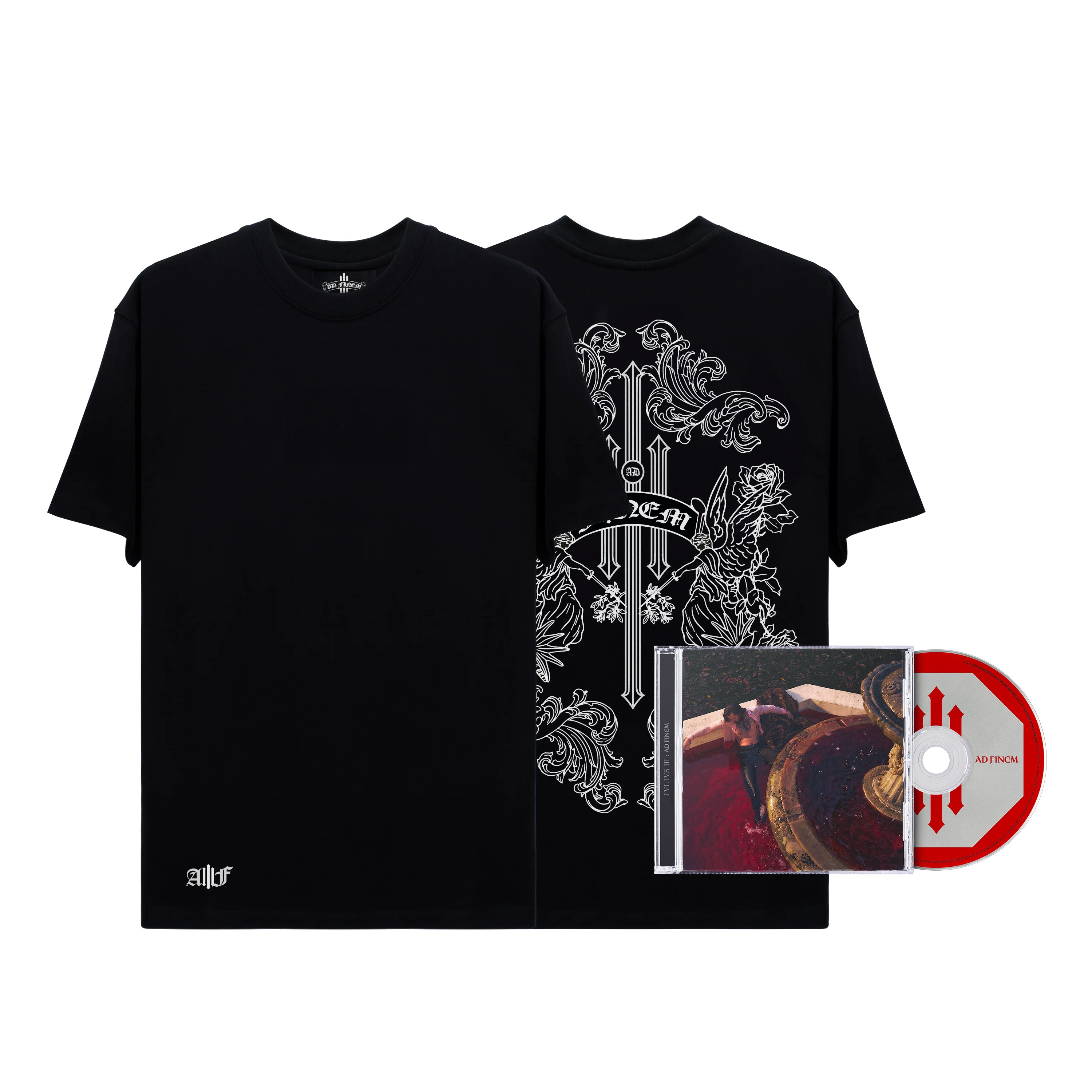 T-shirt noir & blanc + CD (édition au choix)