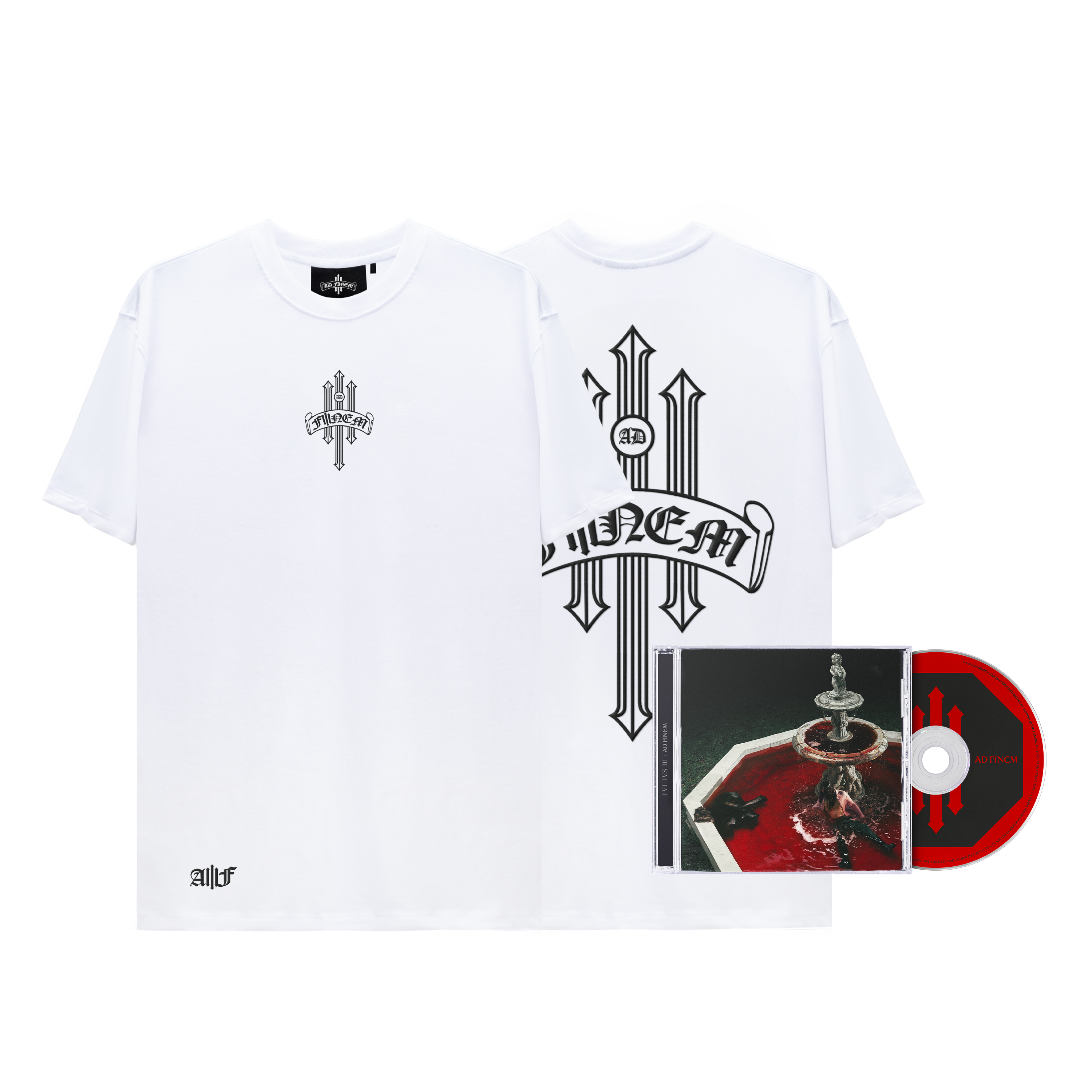 T-shirt blanc + CD (édition au choix)