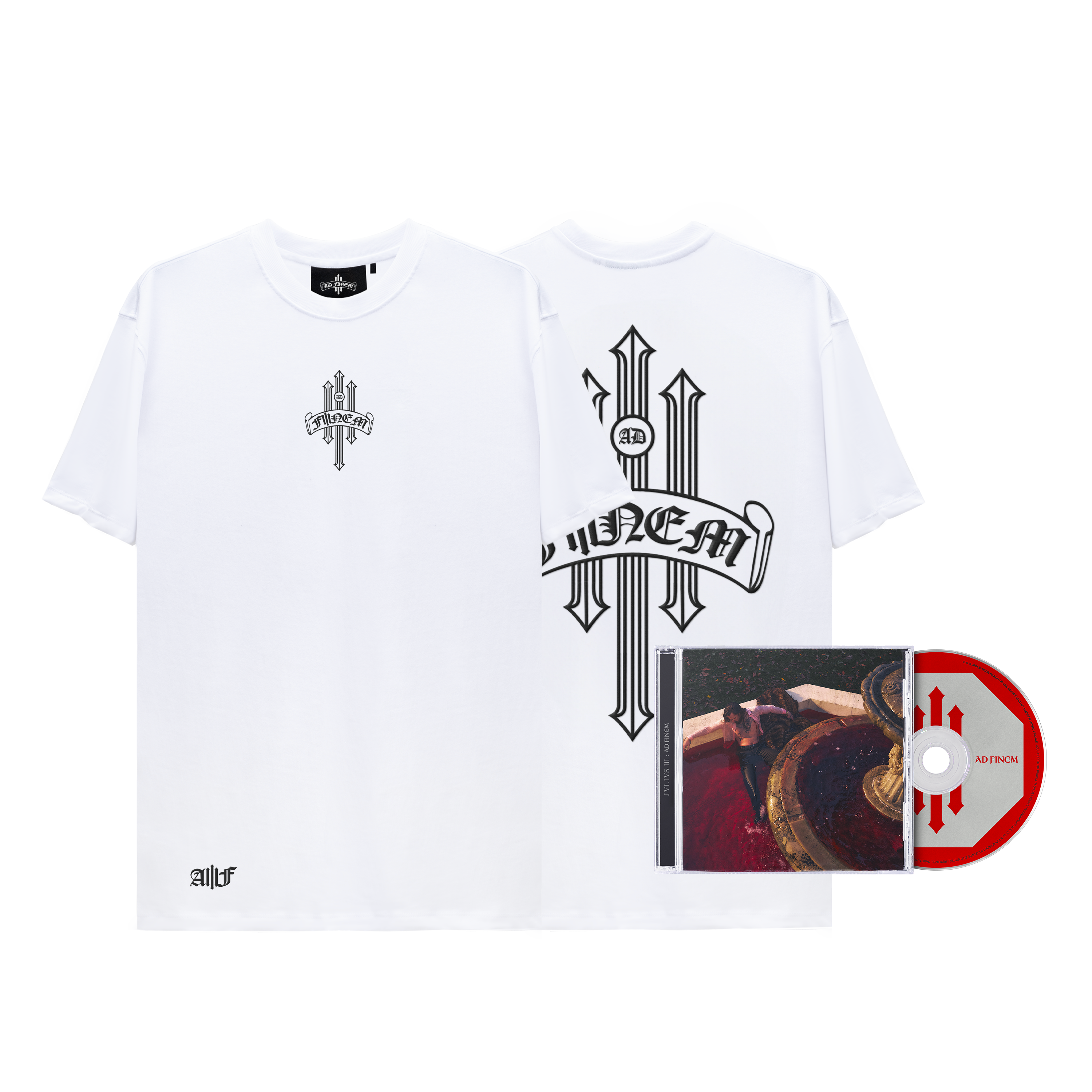 T-shirt blanc + CD (édition au choix)