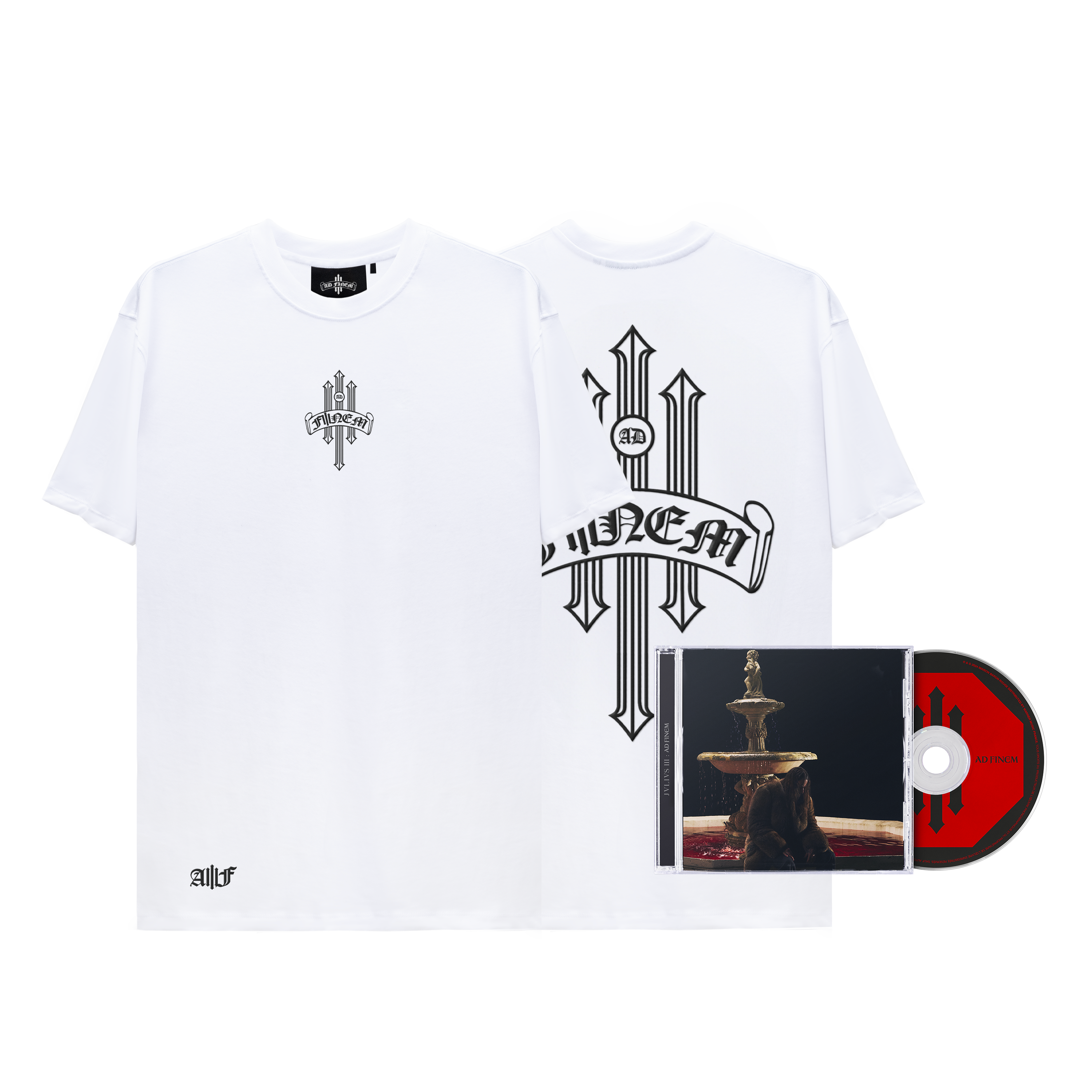 T-shirt blanc + CD (édition au choix)