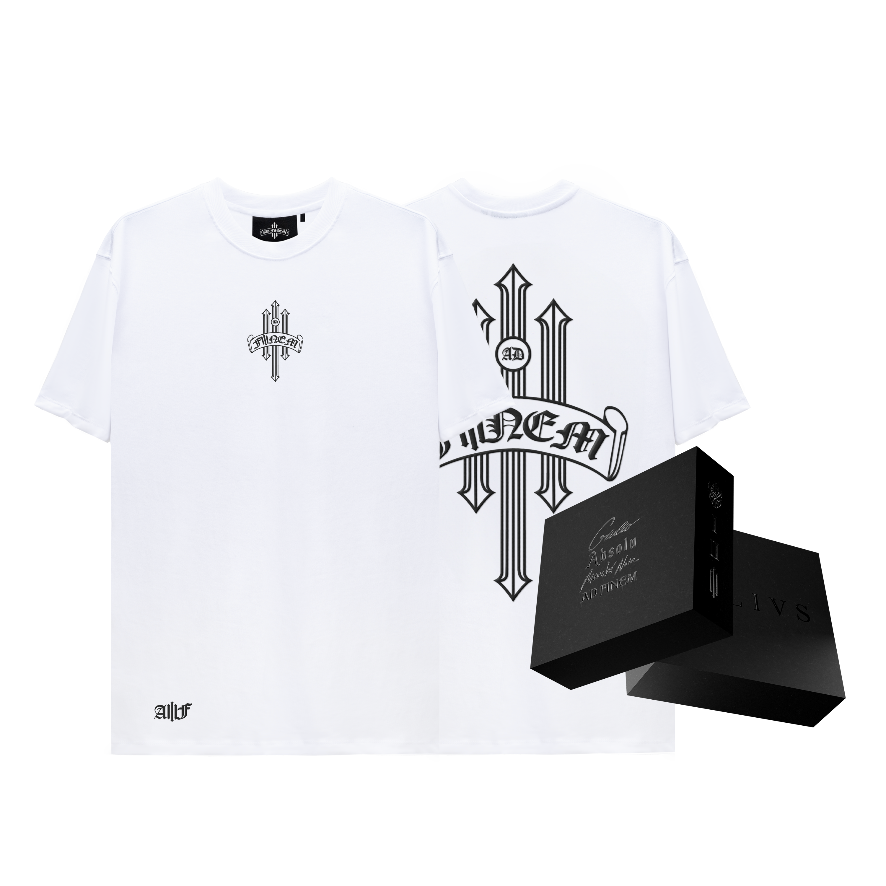 T-shirt blanc + Coffret 4 CDs JVLIVS intégral